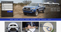 Desktop Screenshot of forestmotors.net