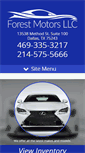 Mobile Screenshot of forestmotors.net